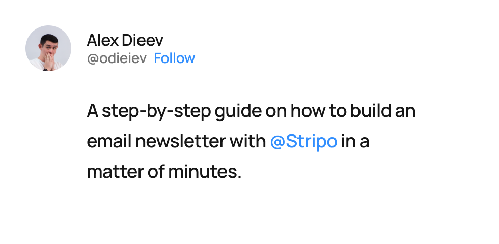 Enlace a Stripo desde una entrada de blog o tutorial en tu sitio web.
