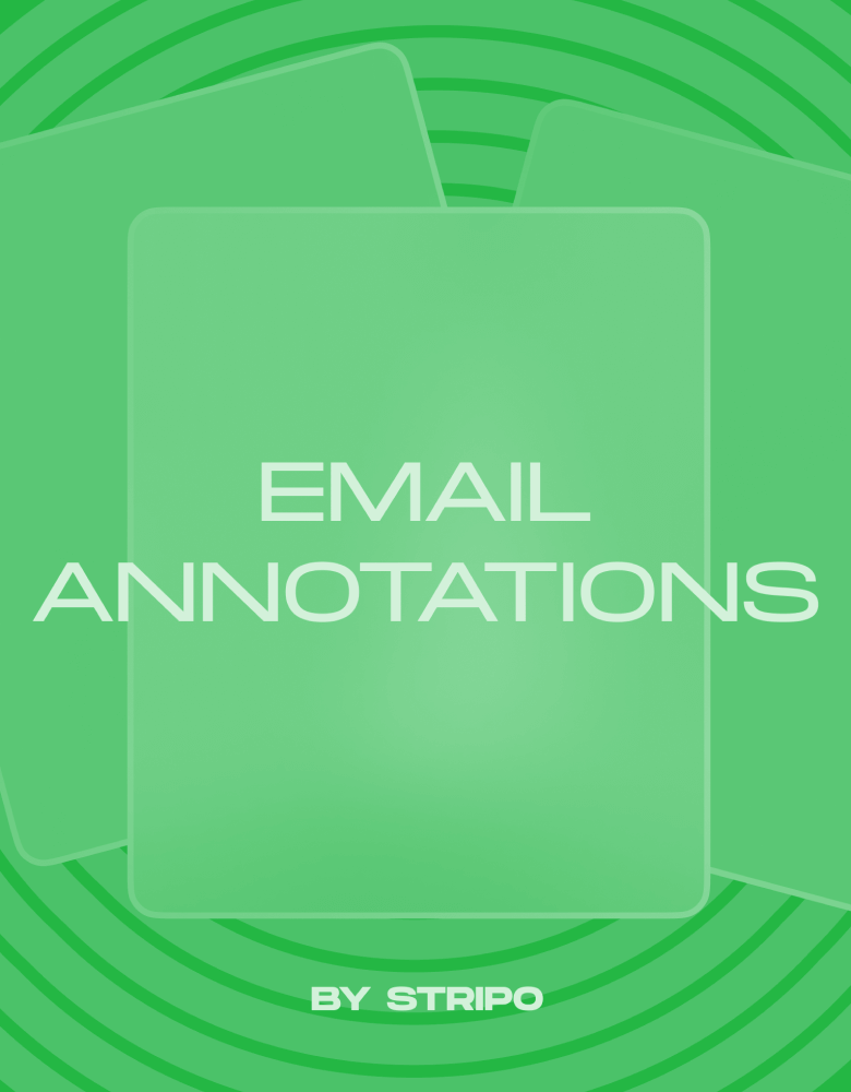 Email annotations. Stand out in the Promo tab