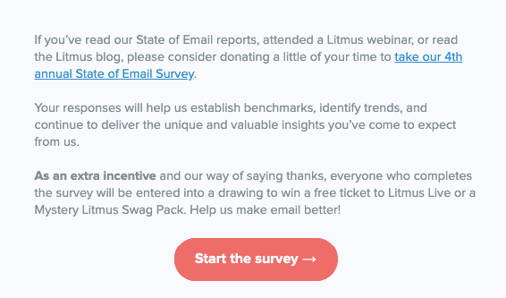 Email Invitation to Participate in Survey