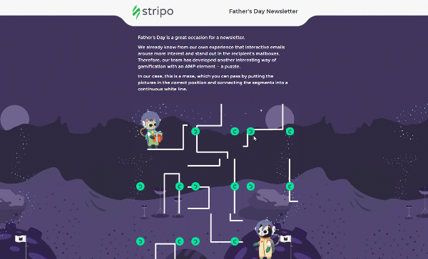 Great Newsletter Examples_Maze by Stripo