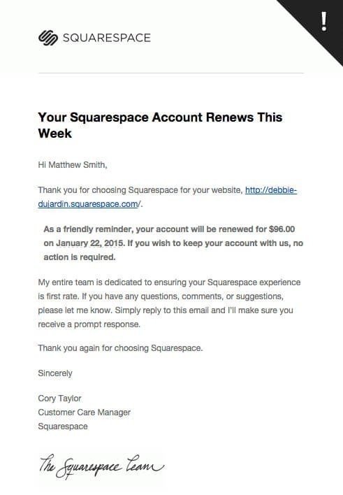 Membership Renewal Emails_By SquareSpace