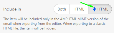 Enabling AMP Elements in AMP Emails only