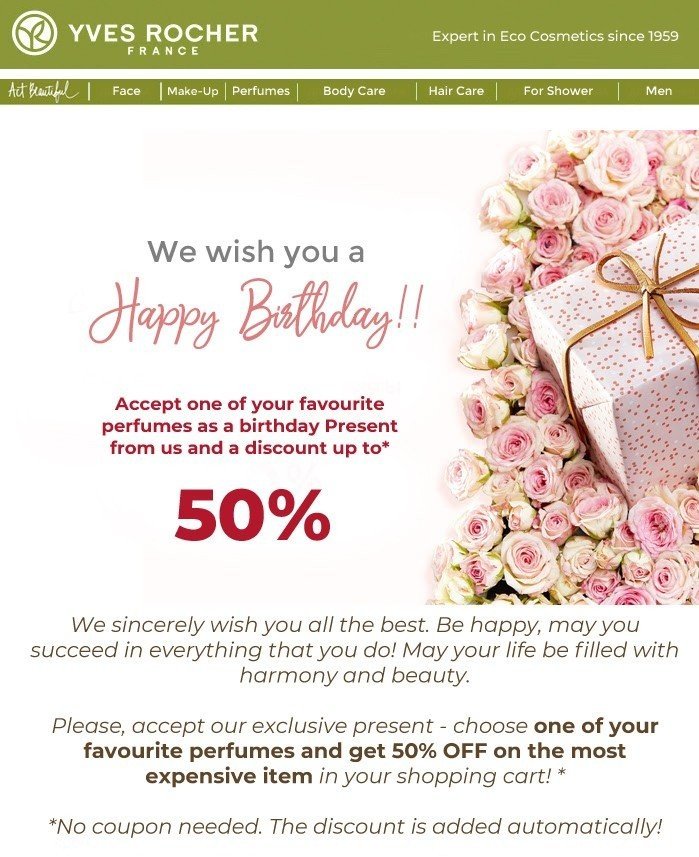 Trigger Emails_Happy Birthday Emails