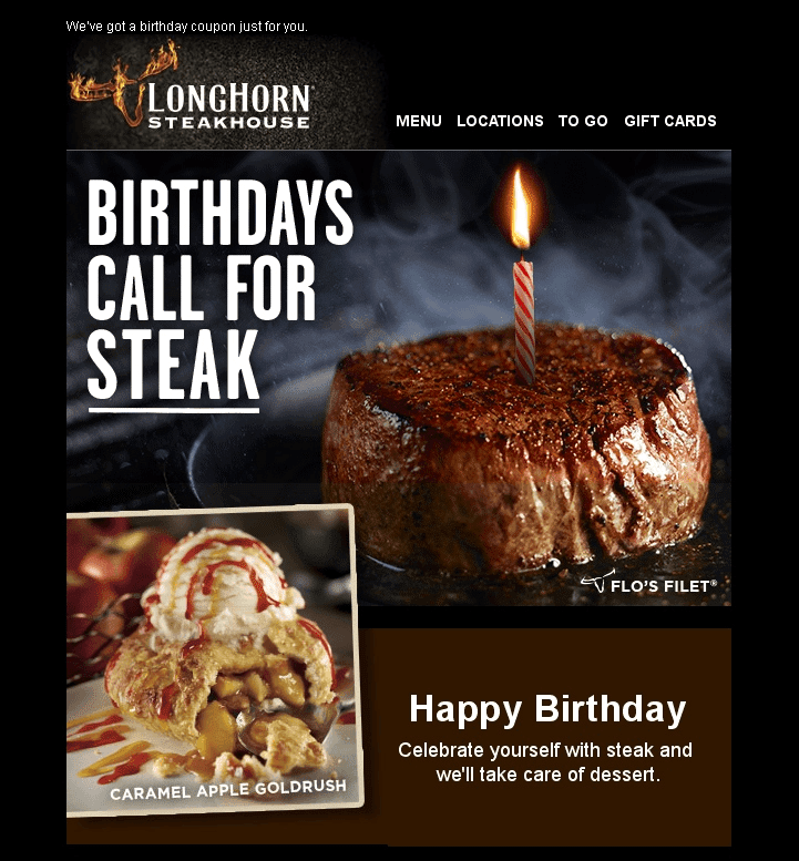 Stripo_Best Birthday Emails_Longhorn Steakhouse