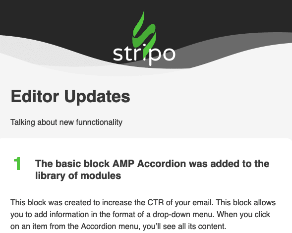 Stripo_Example of an HTML Email