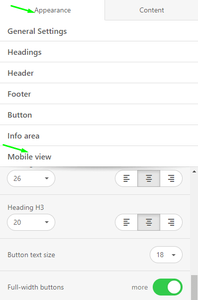 Stripo_How to Build Mobile Responsive Emails with Stripo_Mobile View Settings