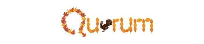 Thanksgiving day emails with decorations