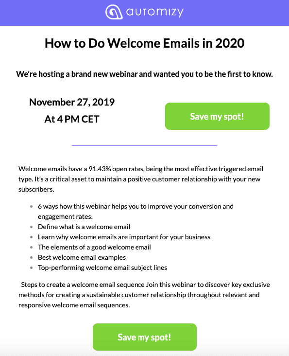 Webinar Invitation Email 5 Examples Template To Use Stripo Email