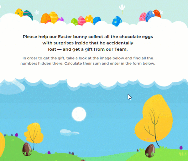 Easter game to boost engagement