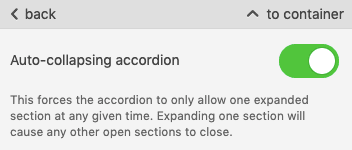 AMP Accordion_Toggling Auto-Collapsing Function