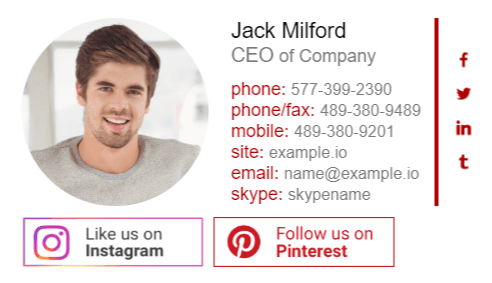 Adding Social Media Icons to Your Email Signature