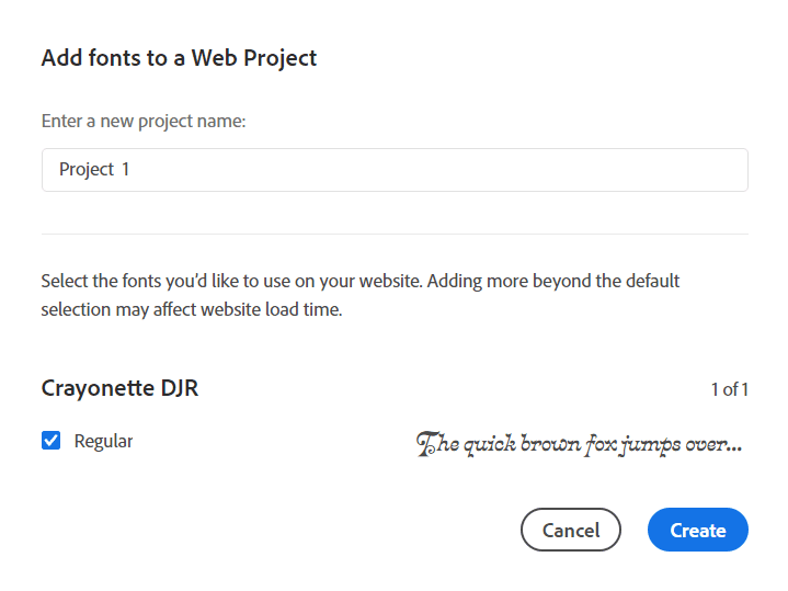 Adobe Fonts _ Ajouter une police à un projet web
