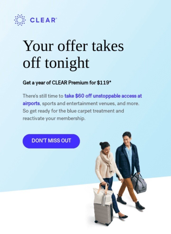 Best Email Coupons Examples_Crystal Blue Coupons