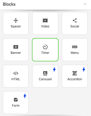 Block Timer_Dynamic Content