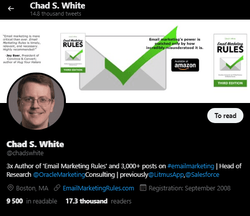 Chad S. White Twitter