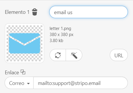 Use Stripo como generador de firmas para correos electrónicos HTML