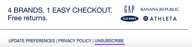 Email Design Best Practices_The Unsubscribe Button