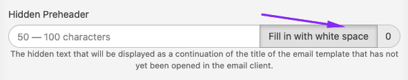 Email Header _ Filling Preheader with WhiteSpaces