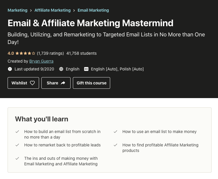 Email Marketing Training Courses_Udemy