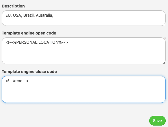 Entering Opening and Closing Parts of Code