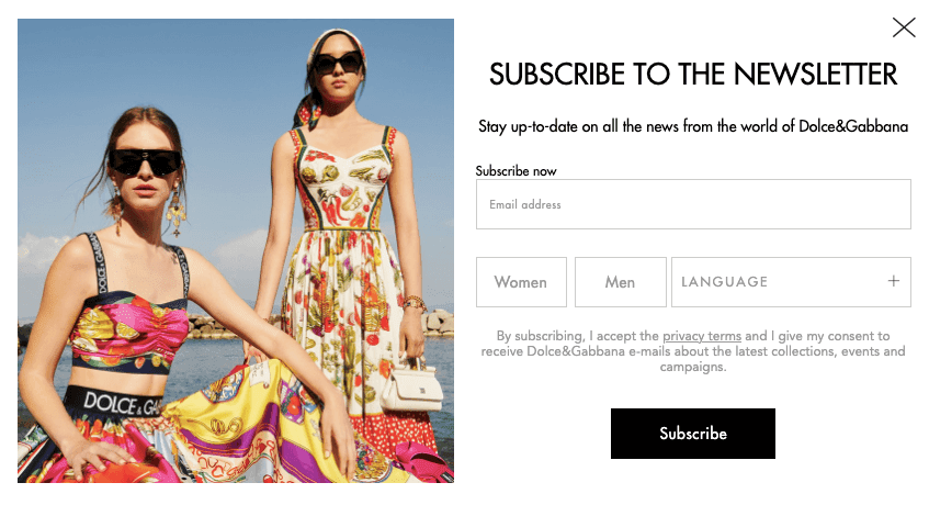 Email popup examples _ email popups for retailers