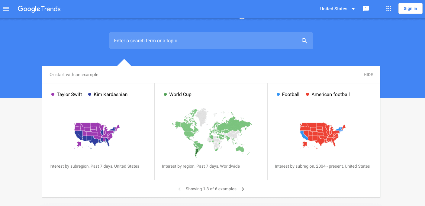 Google Trends_Recent Searches