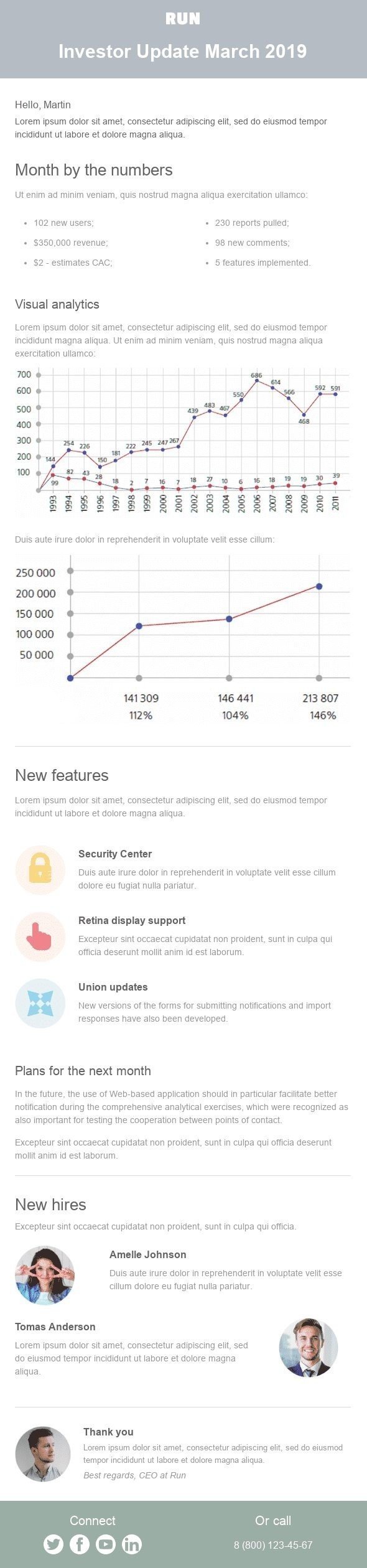 HR Email Templates_Monthly Update