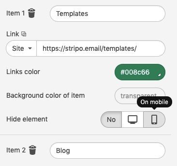 HTML Email Width Best Practice_Hiding Menu Elements