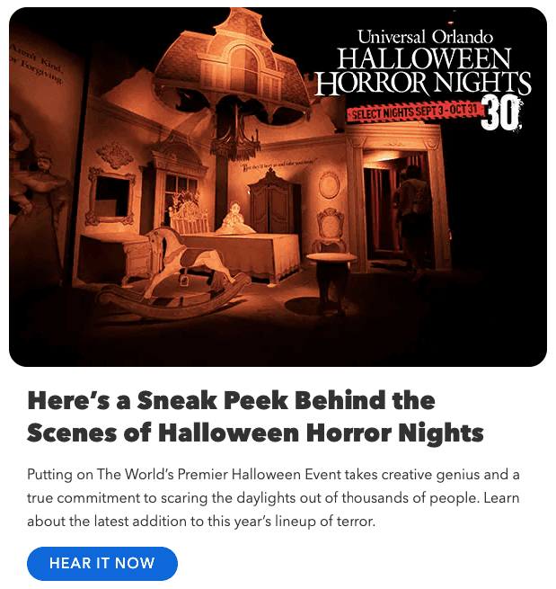 E-Mail-Ideen, um Ihren Abonnenten ein frohes Halloween zu wünschen