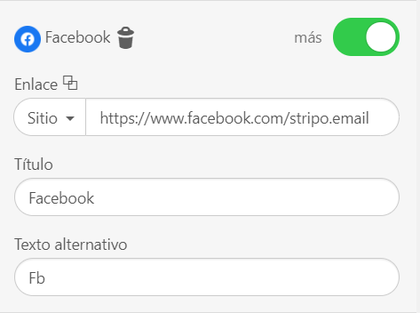 Hipervínculos en correos electrónicos_Cómo agregar enlaces a perfiles sociales con Stripo