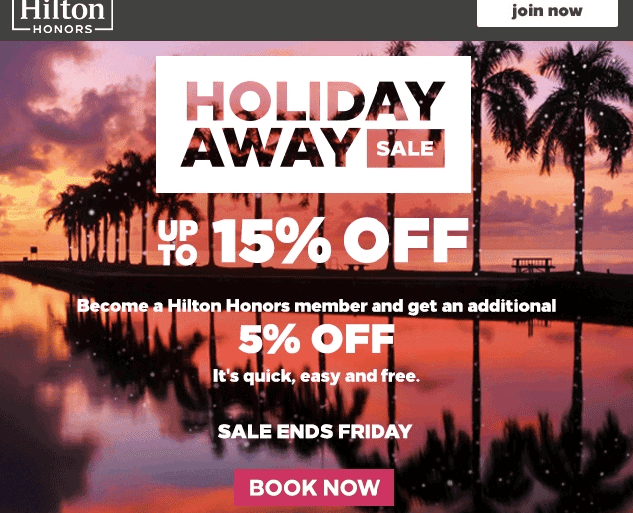 Holiday Sale_Hilton