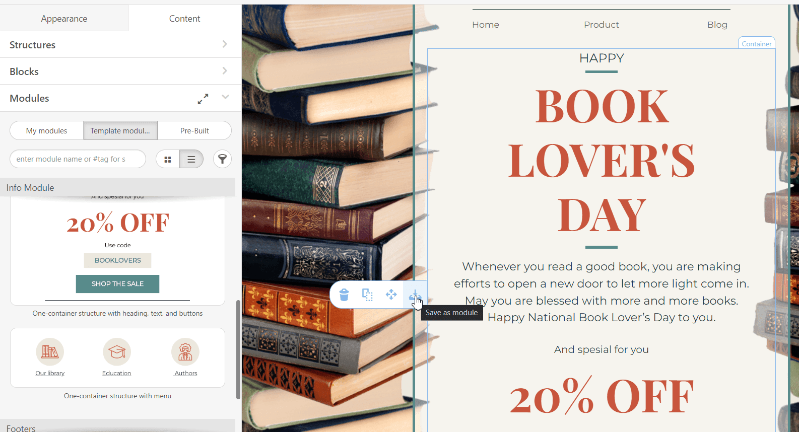 How to Save Modules to Your Content Library