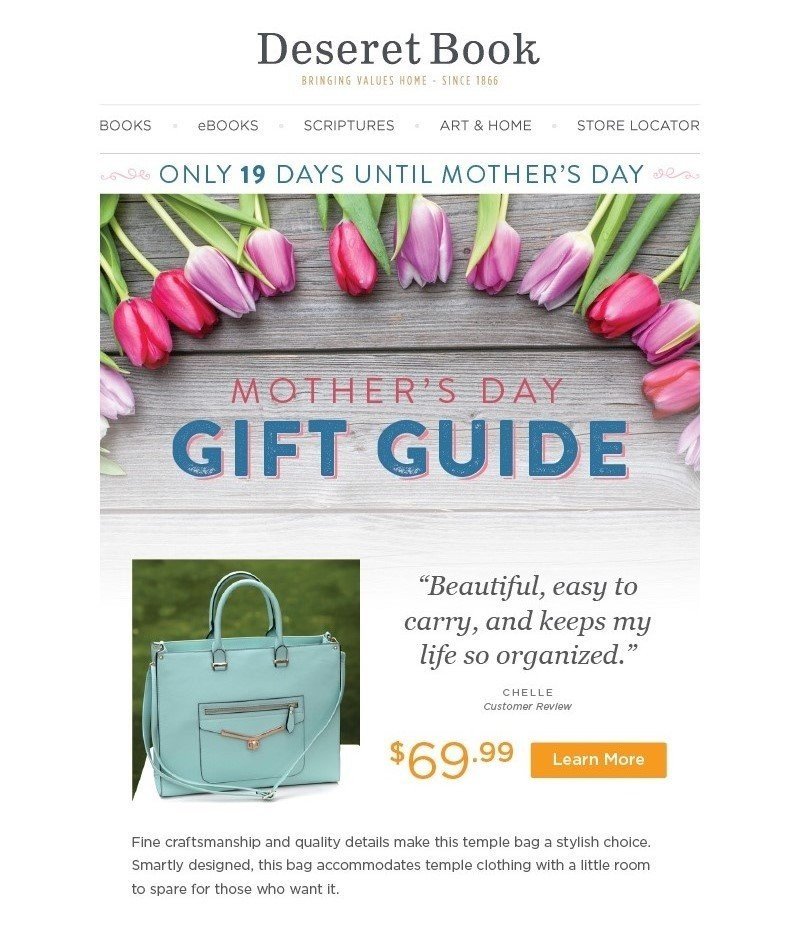 Mothers Day Best Practices_Help your clients to prepare a gift in advance