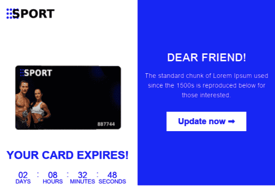 Notification Email Examples _ Card Expired