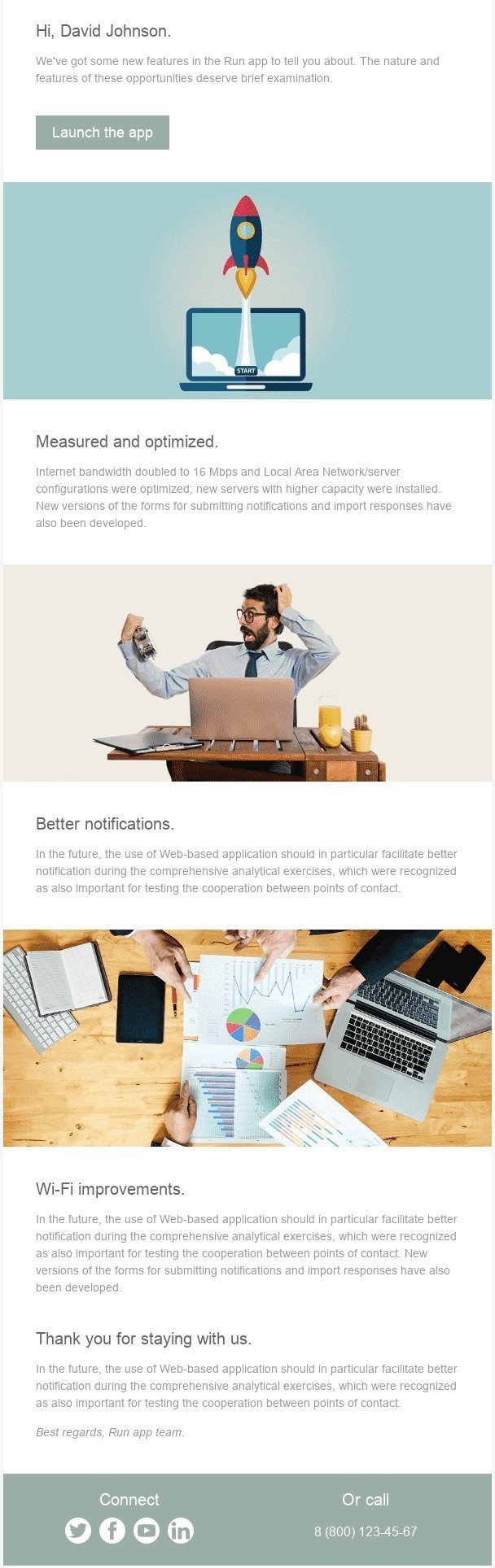 Email notifications _ Template to inform customers