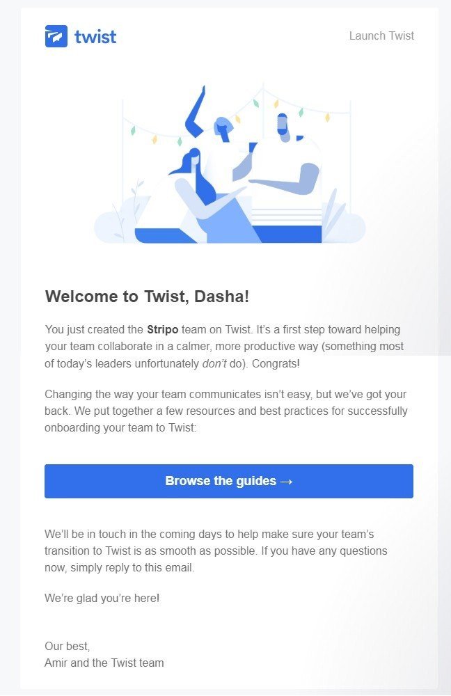 Onboarding Email Examples_ by Twist