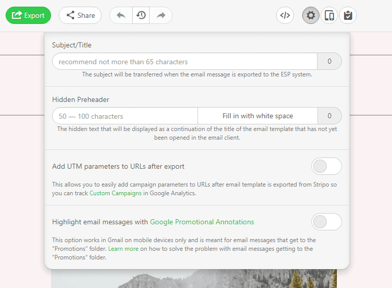 Manual on how to set pre-headers and subject lines for email etiquette requirement