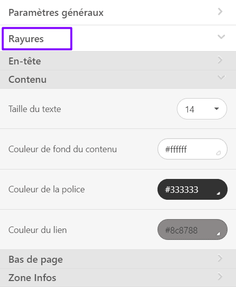 Rayures _ Polices