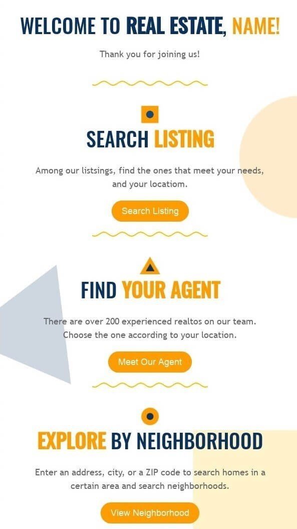 Real Estate Agent Email Marketing_Welcome Emails