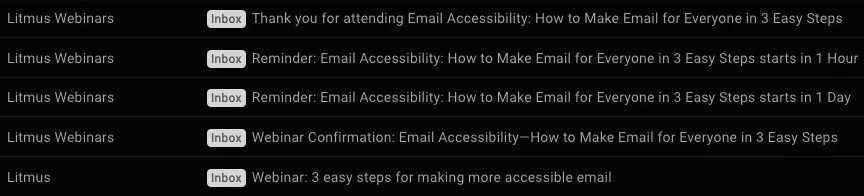 Email subject Lines for Event Reminder Emails