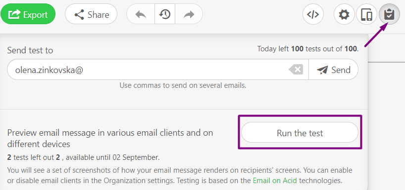 Run the Test for Your Email Template in Outlook _ Stripo