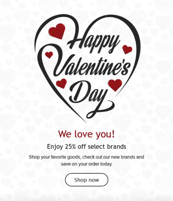 St Valentines Day Email Marketing Ideas_Let Customers Know You Love Them