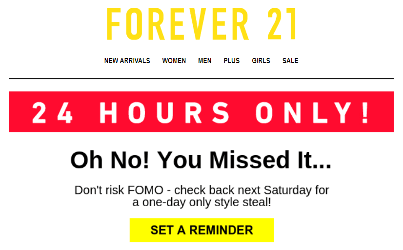 Stripo Countdown Timer Forever21