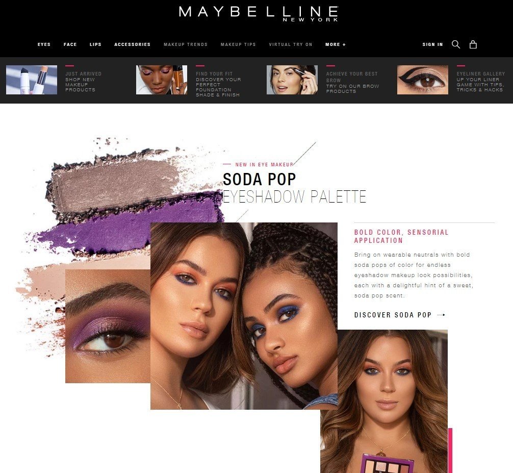 Stripo-Email-Etiquette-Maybelline-Website