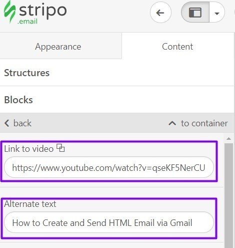 Stripo-Embed-Video-Inserting-Links