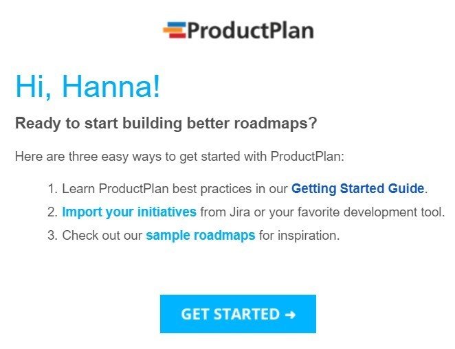 Stripo-Hyperpersonalization-ProductPlan-Personalized-Welcome-Email