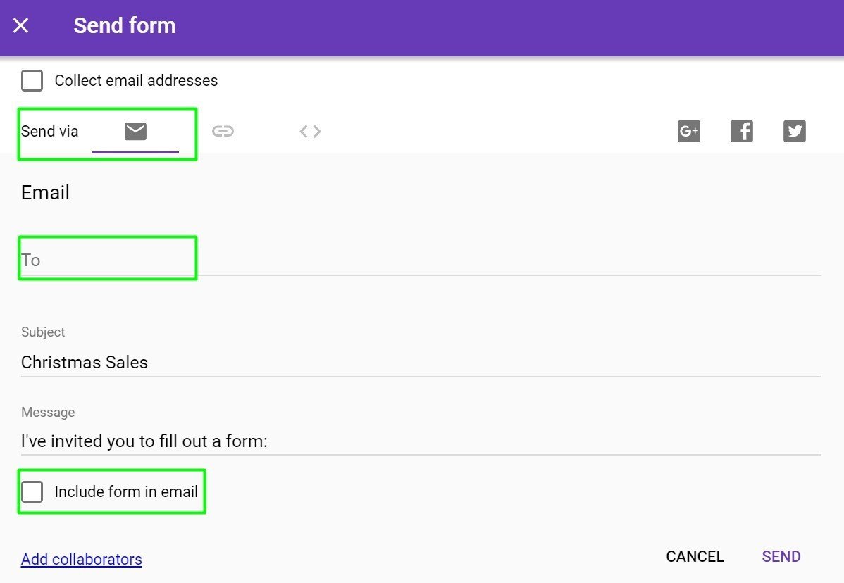 Stripo Interactive Emails _ Sending Google Form