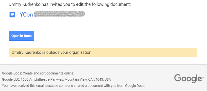 Effective notifications emails by Google Docs _ Stripo