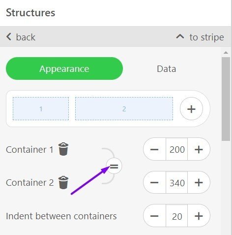 Stripo-Paddings-Equalizing-Containers