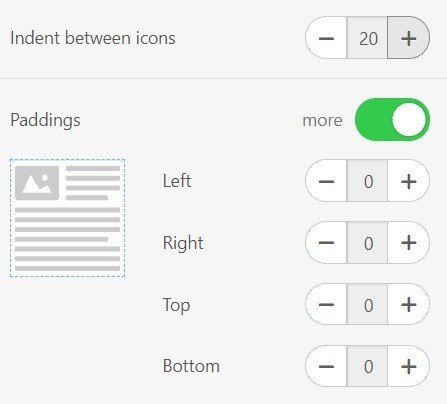 Stripo Social Icons Retraits et rembourrages.